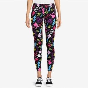 Skeleton leggings. Size XXL (19) Bright Colors